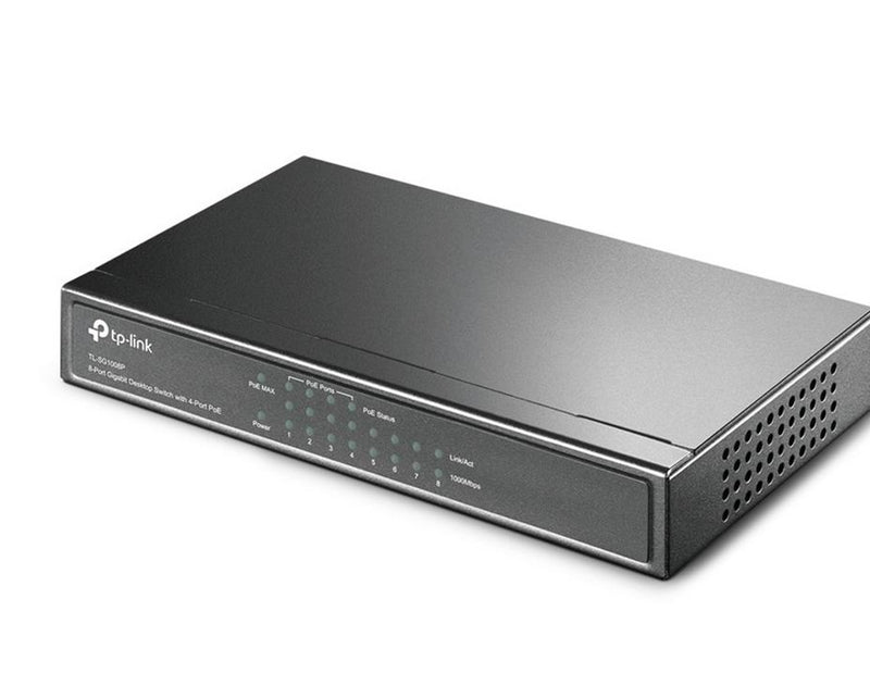 TP-Link TL-SG1008P 8-Port Gigabit Desktop Switch with 4-Port PoE