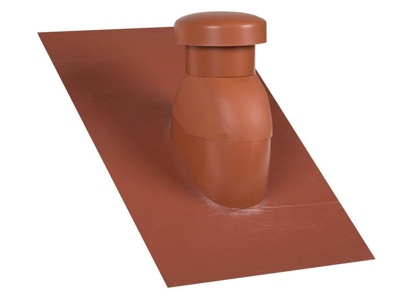 Easy Flex Roofing Sabetoflex roof hood 5-45° ø160 red pib