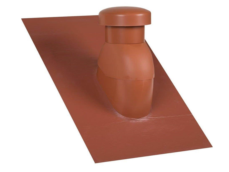 Easy Flex Roofing Sabetoflex roof hood 5-45° ø125 red pib