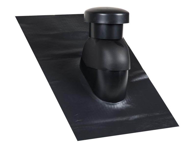 Easy Flex Roofing Sabetoflex roof hood 5-45° ø160 black pib