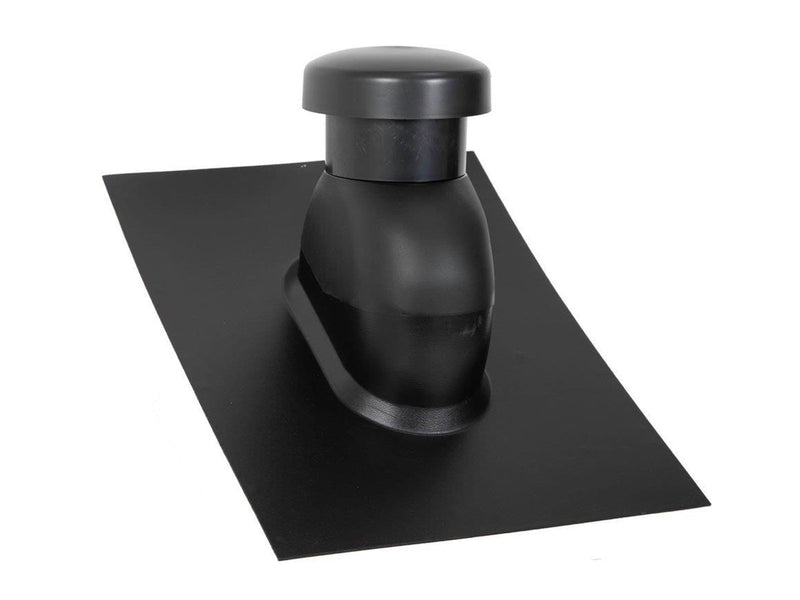 Easy Flex Roofing Sabetoflex roof hood 5-45° ø125 black abs