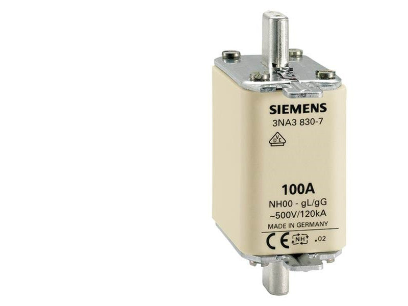 Siemens Lv hrc fuse link 500v s.00 160 a 3na3836