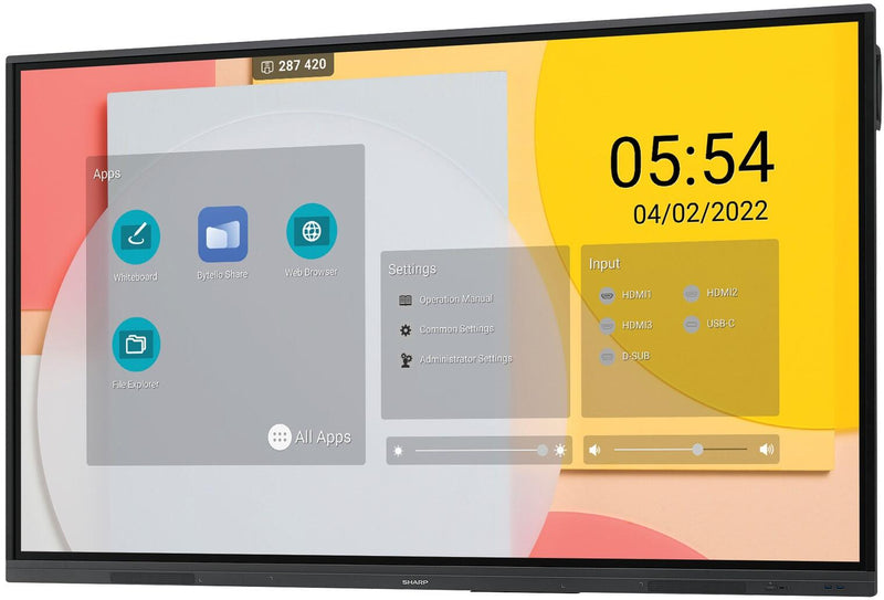 Sharp PN-L752B Precision Touch Display 189,3cm 75 Zoll