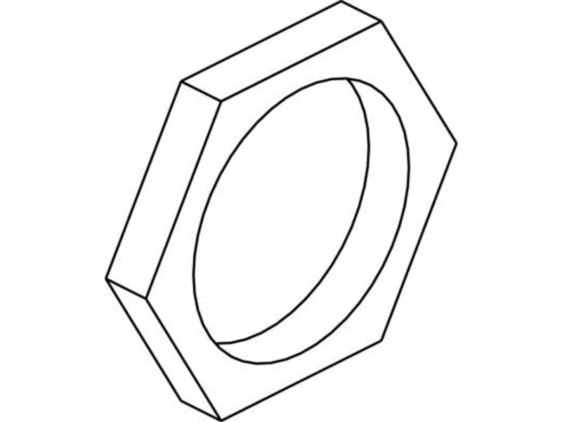 Cubic Special nut for lock casing
