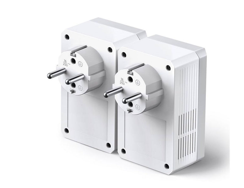TP-Link TL-PA4010P KIT AV600 Passthrough Powerline Starter Kit Homeplugs