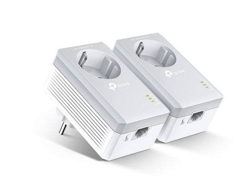 TP-Link TL-PA4010P KIT AV600 Passthrough Powerline Starter Kit Homeplugs