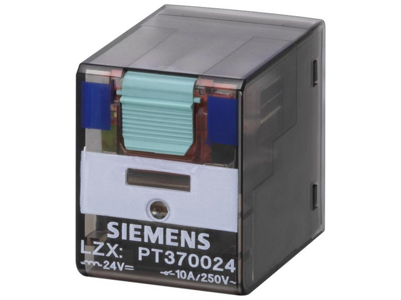 Siemens Plug-in relay 4 co contacts lzx:pt570024