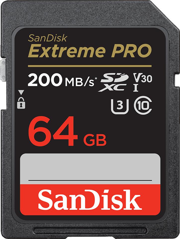 SanDisk Extreme PRO SDXC Speicherkarte 64GB