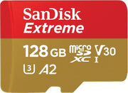 SanDisk Extreme® microSDXC 128GB + SD Adapter