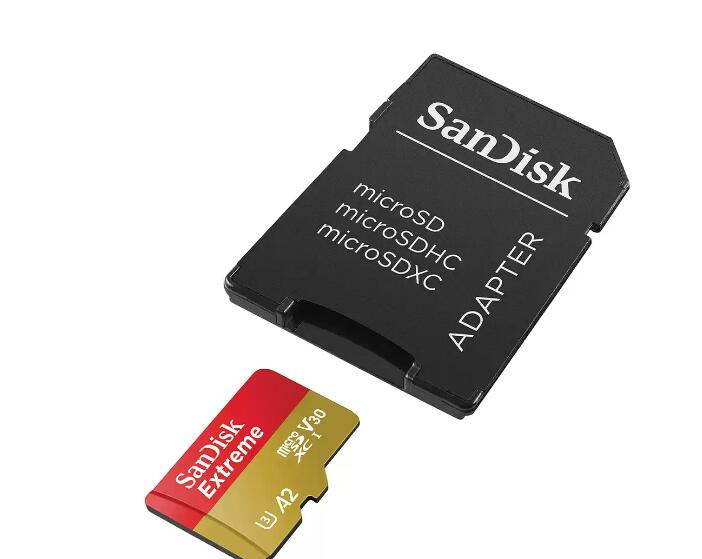 SanDisk Extreme® microSDXC 128GB + SD Adapter