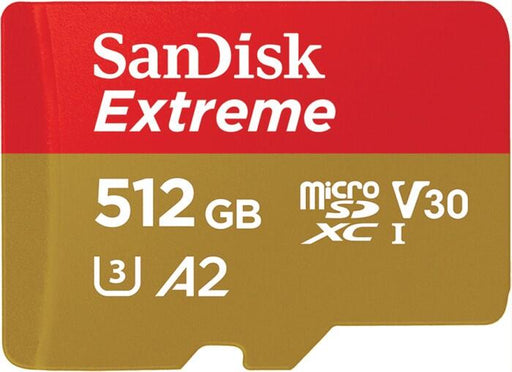 SanDisk Extreme® microSDXC 512GB + SD Adapter