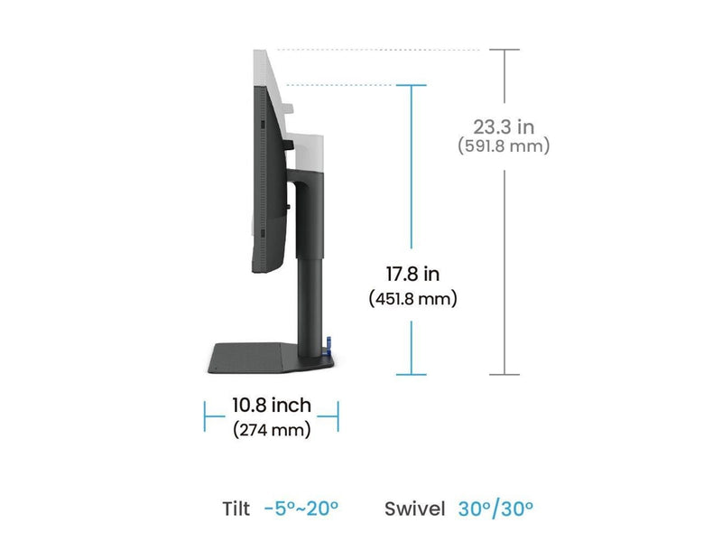 24,1" BenQ SW242Q - 2560x1600 - 60Hz - IPS