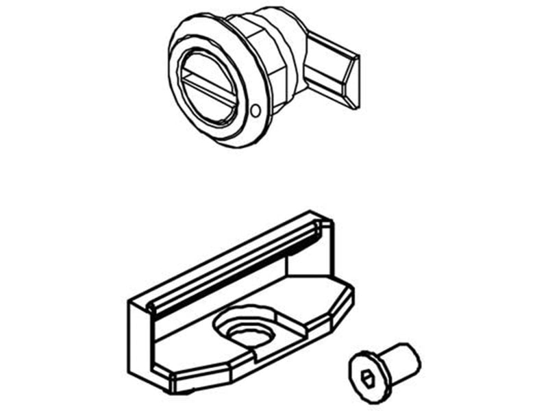 Cubic Snap screw with seal small complete