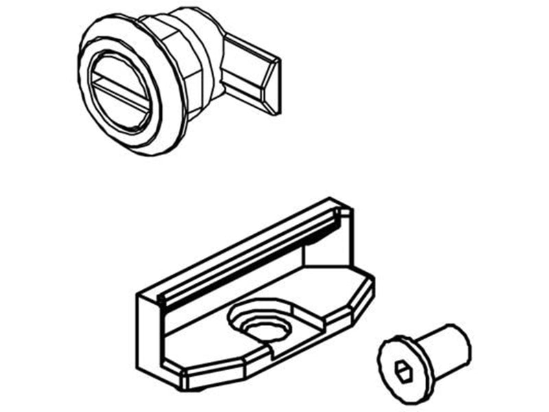 Cubic Snap screw complete