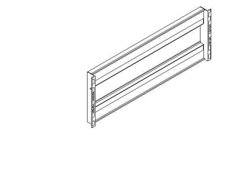 Tabula Escutcheon plate 3x1m