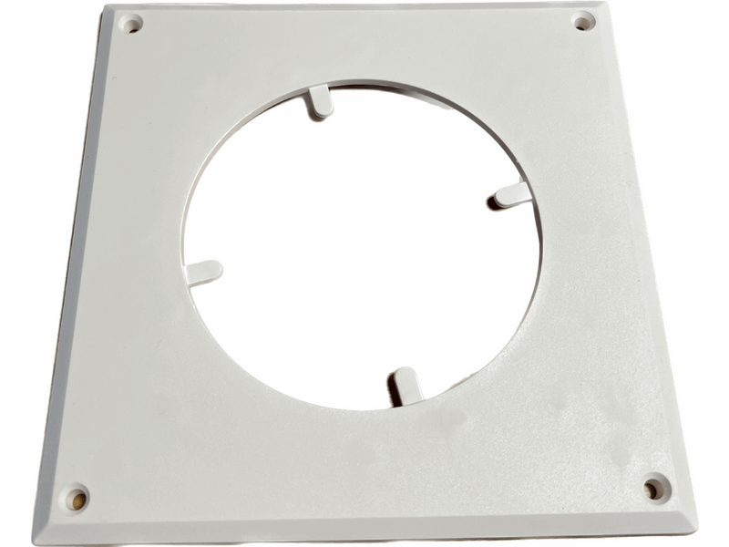 Fremex cover plate 165x165mm ø80/100 white