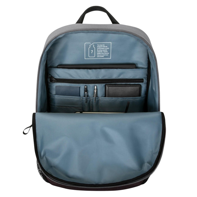 Targus Sagano EcoSmart Campus-Rucksack für Notebooks 15,6' - Schwarz/Grau