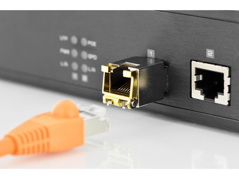 DIGITUS DN-81210 SFP+ 10G Copper Transceiver up to 100m 10G 5G 2.5G 1G RJ45 Base-T