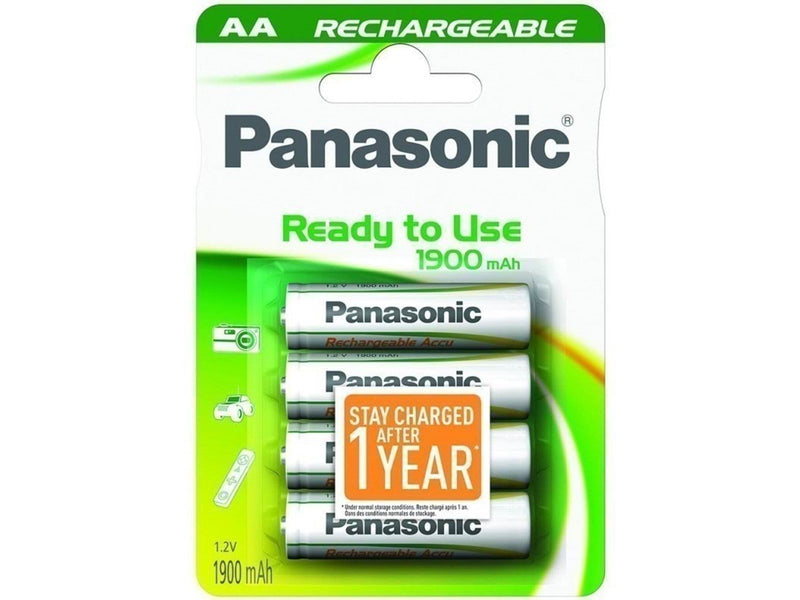 Panasonic LR06 READY TO USE AA BATTERI 1900MAH 4 STK I BLIST