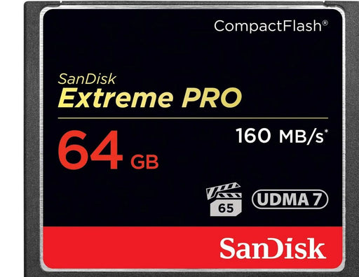 SANDISK Extreme Pro CF - 160MB/s - 64GB