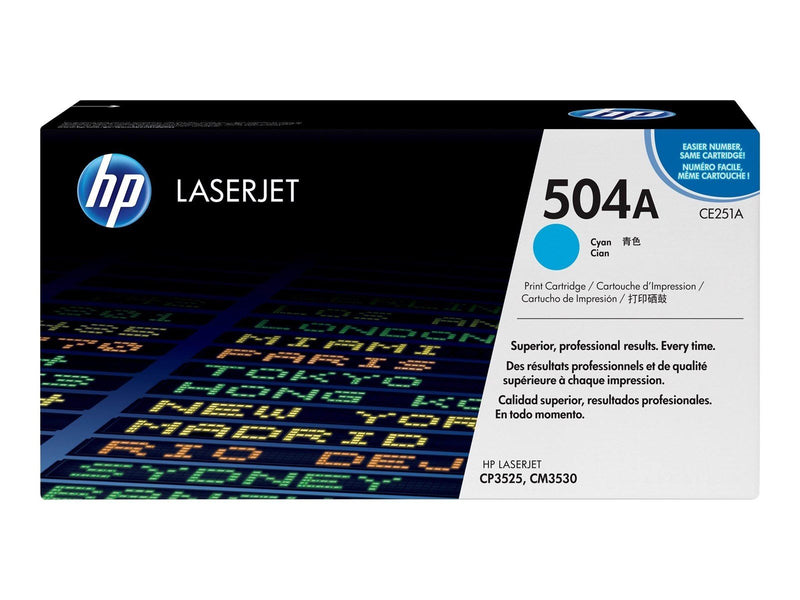 HP 504A / CE251A Cyan Toner - Tonerpatrone Cyan