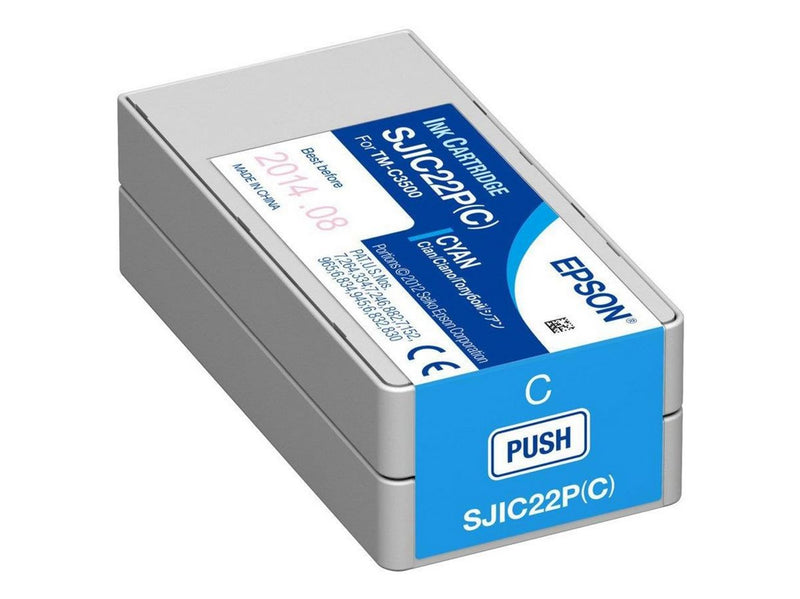 Epson SJIC22P(C) Cyan Ink - Tintenpatrone Cyan