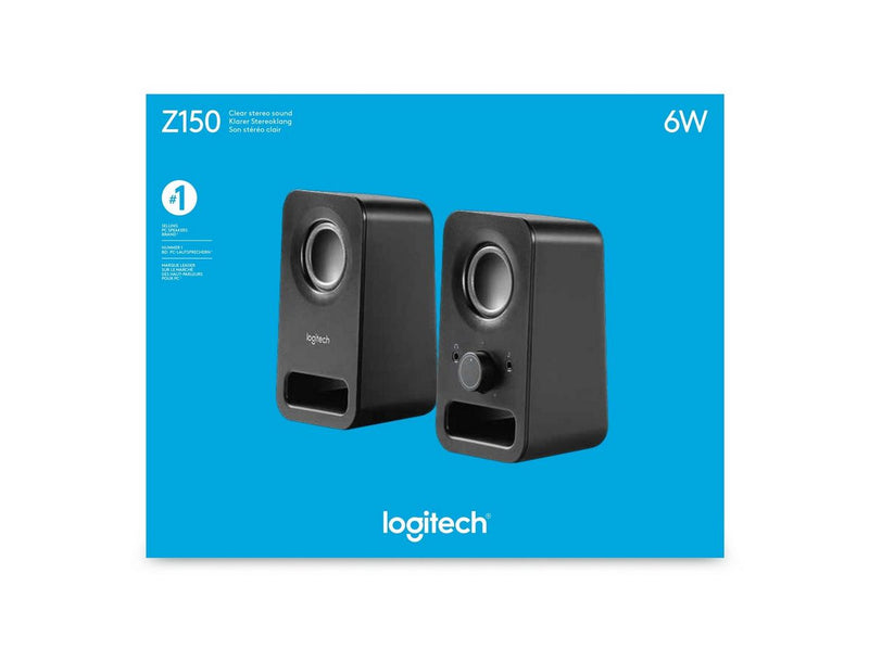 Logitech Z150 Black - 2.0 PC-Lautsprecher - Schwarz