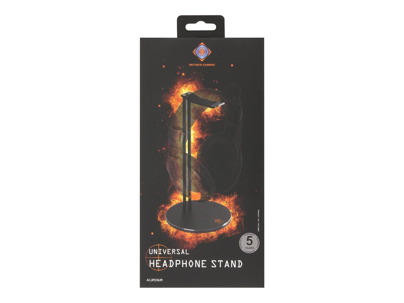 Deltaco Gaming Headset Stand Aluminium - Black