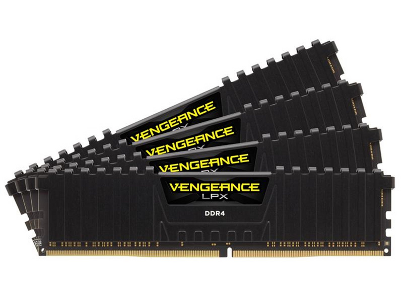 Corsair Vengeance LPX DDR4-2666 - 16GB - CL16 - Quad Channel (4 pcs) - Intel XMP - Schwarz