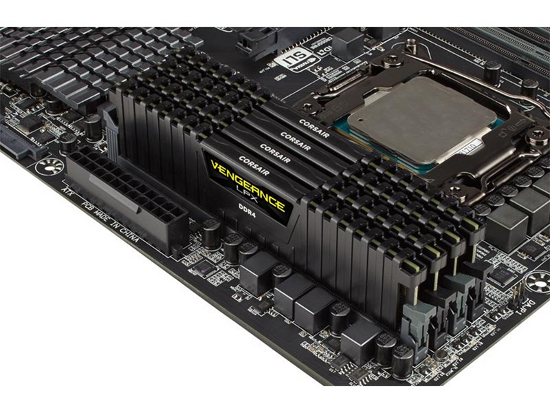 Corsair Vengeance LPX DDR4-2666 - 16GB - CL16 - Quad Channel (4 pcs) - Intel XMP - Schwarz