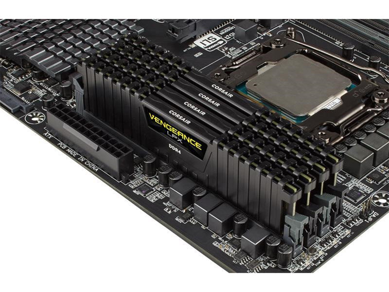 Corsair Vengeance LPX DDR4-2666 - 32GB - CL16 - Quad Channel (4 pcs) - Intel XMP - Schwarz
