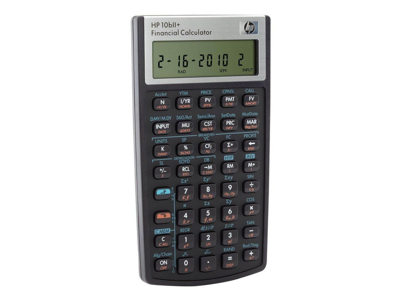 HP 10bII+ - 12-digit LCD - Financial functions