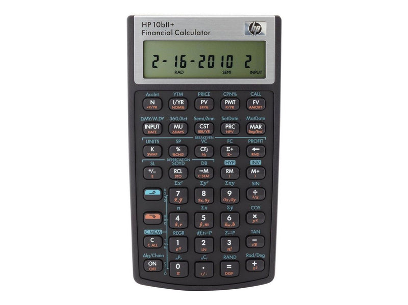 HP 10bII+ - 12-digit LCD - Financial functions
