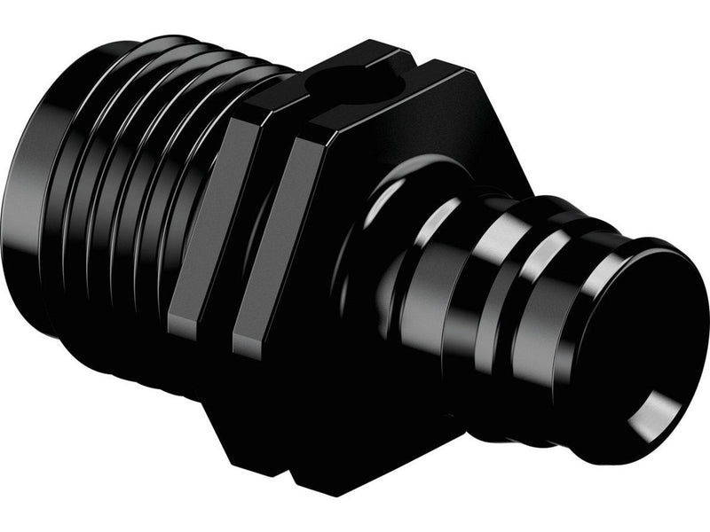 Uponor q&e adapter male thread ppsu black 16 x 12