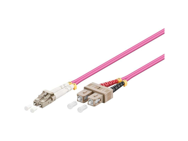 Pro Fiber Optical LC - SC OM4 - 10m - Rot - 10 meter
