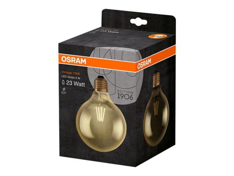 Osram LED-Lampe Vintage 1906 Globe G125 2,8W/824 (21W) E27