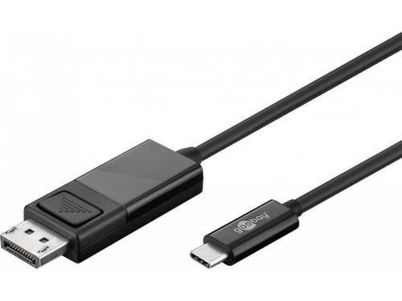 Pro USB-C - Displayport  - Black - 1.2m
