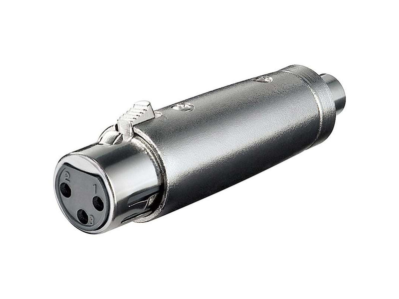 Pro XLR Adapter 3pin XLR F - RCA F
