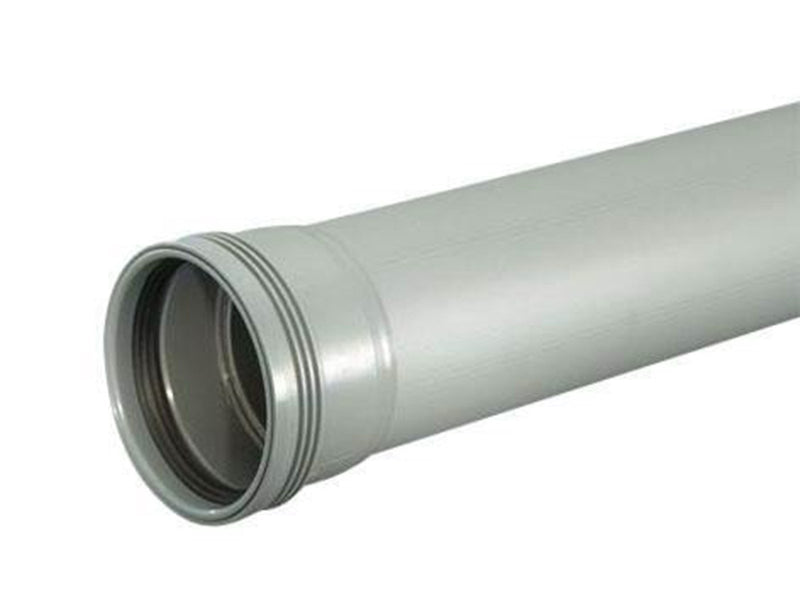 Wavin Wafix pp pipe with sleeve 75 x 250 mm grey
