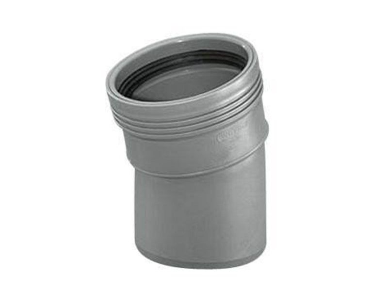 Wavin Wafix pp bend 15° x 50 mm grey