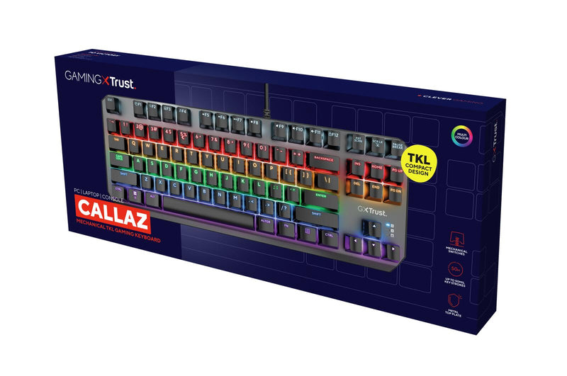 Trust Gaming GXT 834 Callaz Mechanische TKL-Tastatur, DE Layout