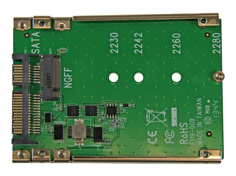 StarTech.com M.2 NGFF SSD zu 2.5in SATA Adapter Konverter