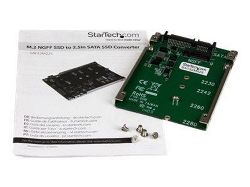 StarTech.com M.2 NGFF SSD zu 2.5in SATA Adapter Konverter