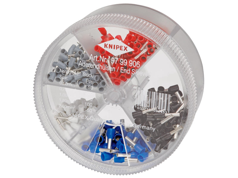 KNIPEX Sortimentsboxen, mit isolierten Aderendhülsen