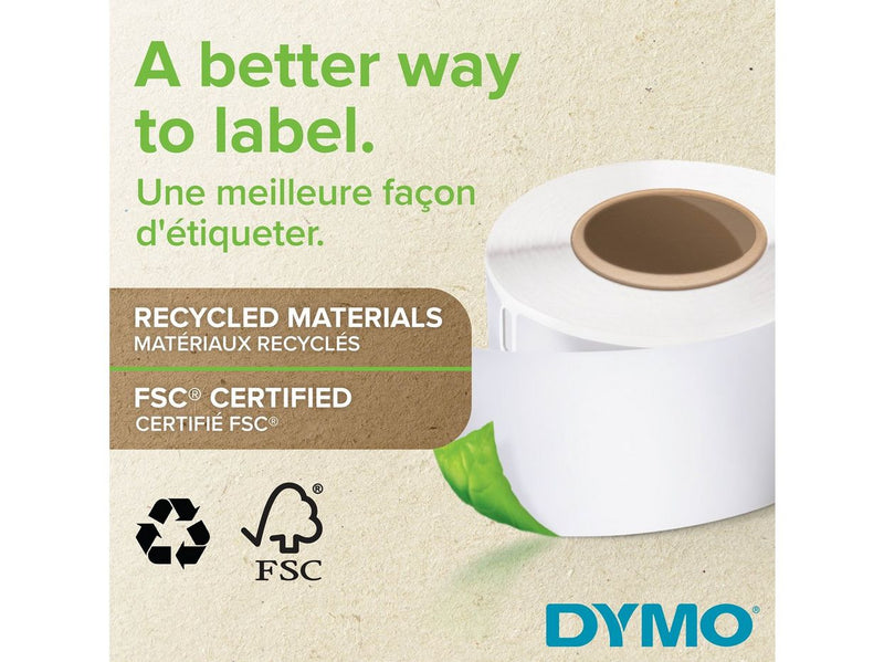 DYMO LabelWriter Mehrzwecketiketten | 57 mm x 32 mm | Rolle mit 1.000 leicht ablösbaren Etiketten | selbstklebend