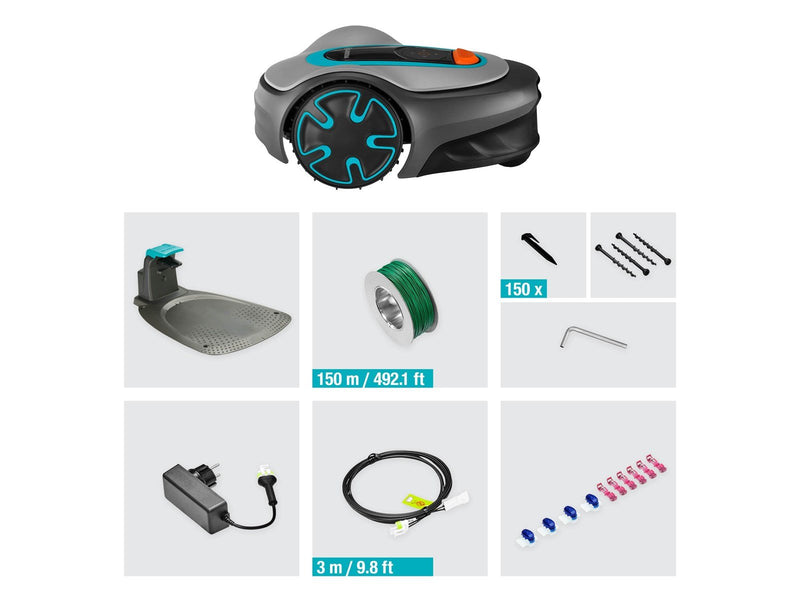 Gardena SILENO minimo Rasenmähroboter, 250 m²