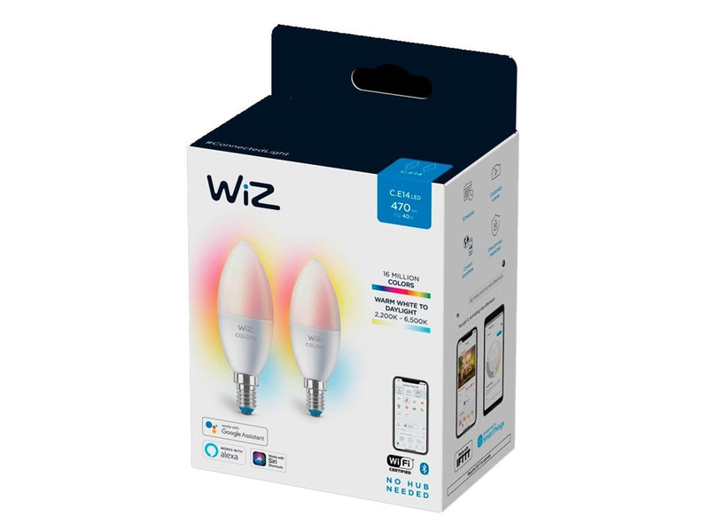 WiZ Kerze C37 E14 Full Color - Doppelpack
