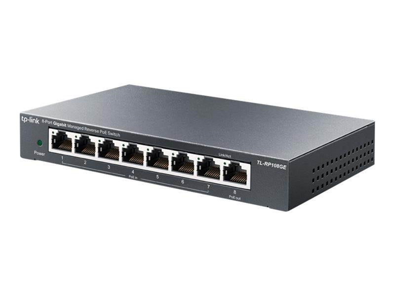 TP-Link TL-RP108GE 8-Port Gigabit Managed Reverse PoE Switch
