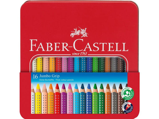Faber-Castell Buntstift Jumbo Grip 16er Metalletui