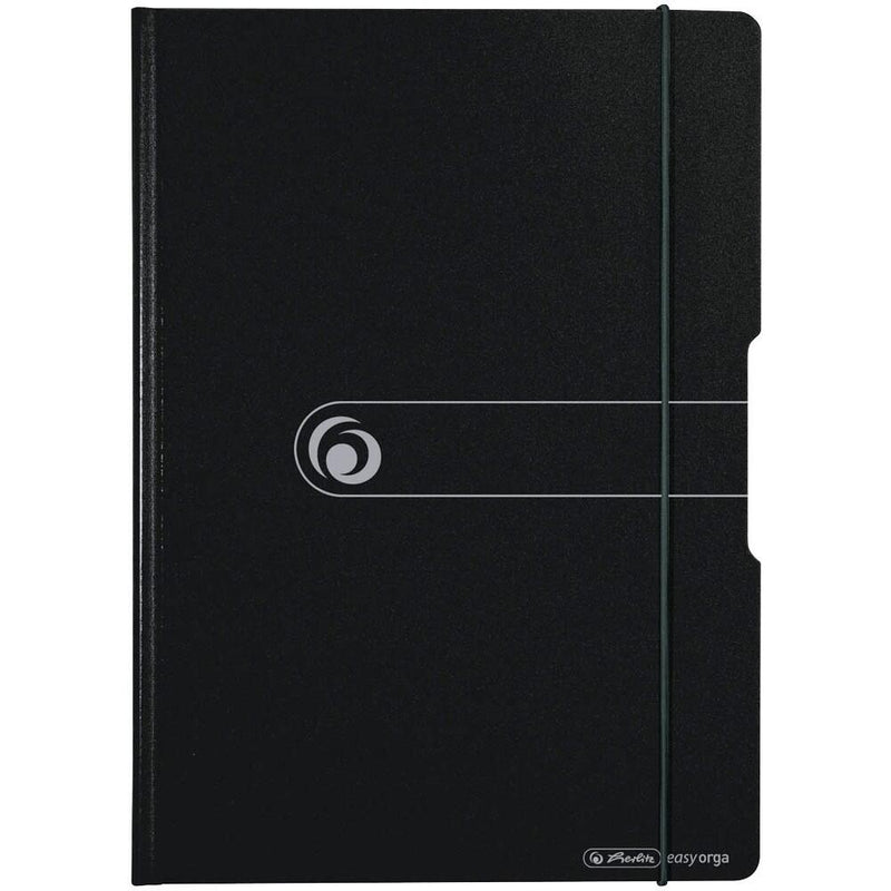 herlitz Klemmbrettmappe easy orga 11217221 DIN A4 Kunststoff - schwarz
